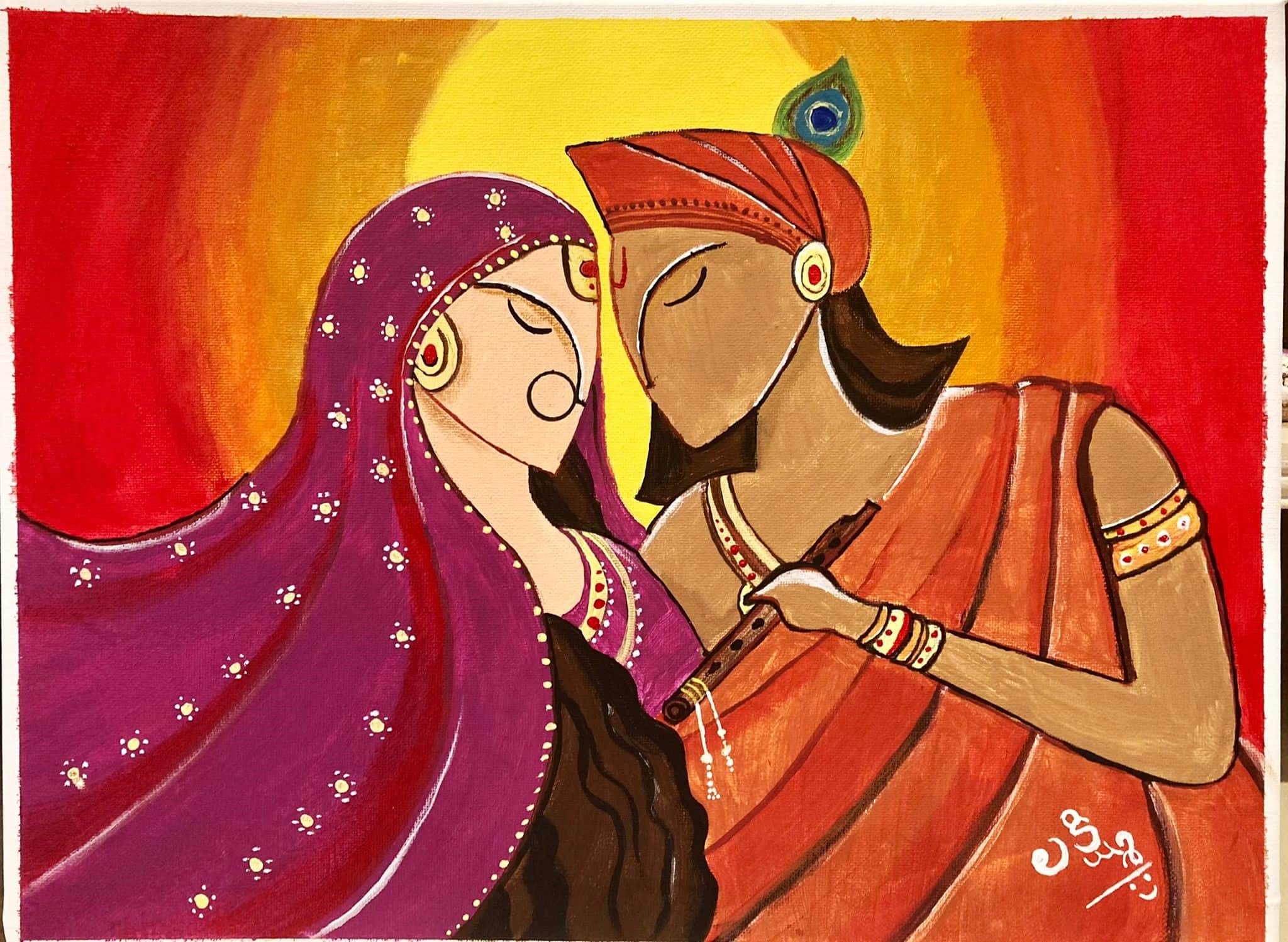 Radha and Krishna